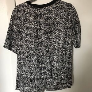 Theory floral blouse
